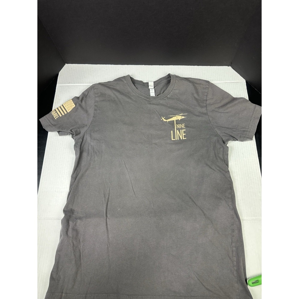 Nine Line Apparell Shirt Mens Large Black In The Halls Of Valhalla Military‎